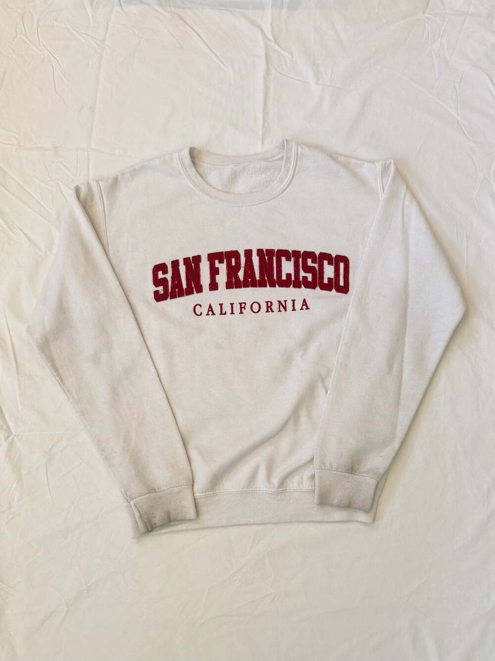 San Francisco California Graphic Crewneck Sweatshirt